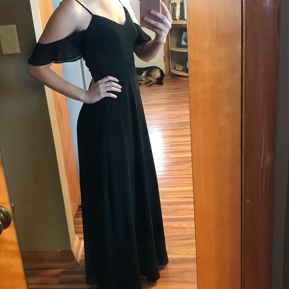 boohoo full length dresses